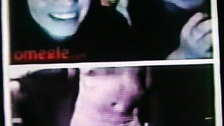 2 horny College girls sexy gestures to my hot show (+ sound )