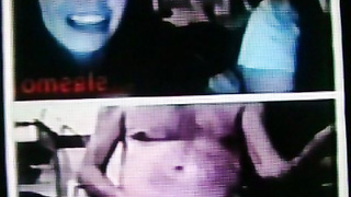 2 horny College girls sexy gestures to my hot show (+ sound )