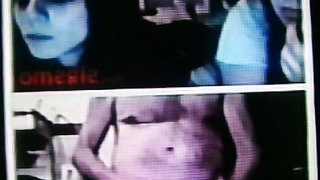 2 horny College girls sexy gestures to my hot show (+ sound )