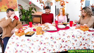 Stud having pussies for his Thanksgiving Dinner