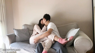 Made my stepsis jism by frigging her vag and she rewarded me after