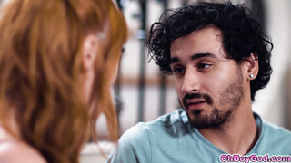 Red-haired milf-pussy fucked by stepson