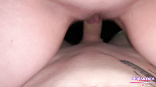 The hotty sat on my spunk-pump, I plumbed her with cancer and completed on her face. Close-up.