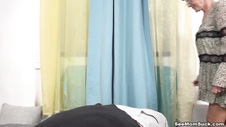 GRANNY INGA GIVING BLOWJOB