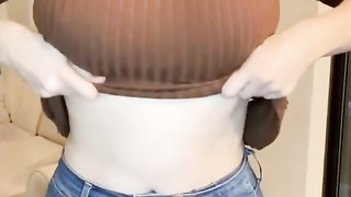 Compilation - hotties flash natural tits