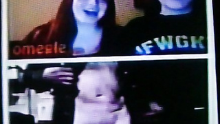 2 horny College girls applaud in approval of my hot show