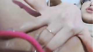 Petite Blonde Babe loves to masturbate