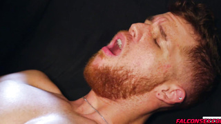 Chris was looking VERY hot stroking that ginger cock