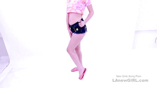 Super Cute 18yo Teen with freckles sucks big cock