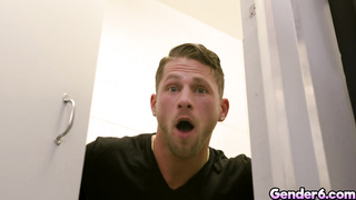 Great cum swapping of two TS Ariel and Jade