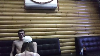 American Monstercock skinny guy fucking the waittress