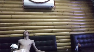 American Monstercock skinny guy fucking the waittress