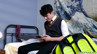 Harley Xavier caught Asher Day masturbating