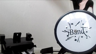 Queen Carmen plays drums (kick vid)