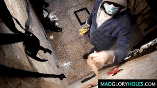 Big Tits MILF GangBanged and Eating Cum