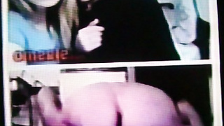 Horny Blonde College girl licks my hot ass-hole (+ sound )