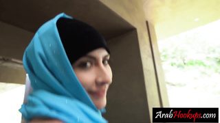 Big ass Arab teen riding my big cock