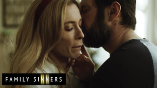 Family Sinners - Super-Steamy Platinum-Blonde Aiden Ashley Visits Her Stepbrother Tommy Pistol & Gets Her Coochie Nailed