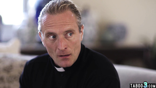 Nasty parishioner anal fucked by priest