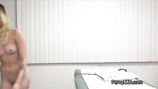 Check up ends in pussy pounding threesome