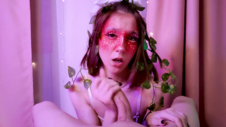 Boned young schlong female just to be closer to the nature POINT OF VIEW 4K