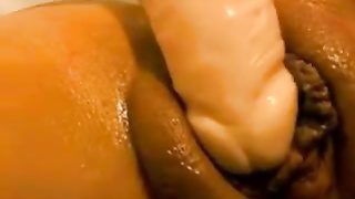 Horny Petite Chick masturbates