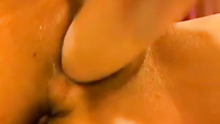 Horny Petite Chick masturbates