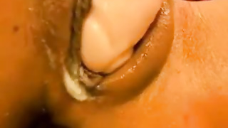 Horny Petite Chick masturbates