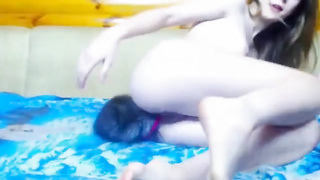 Petite Chick masturbating with her Lovense Lush