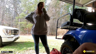 Roadside - Our Mechanic Got Fortunate With A Chesty Light-Haired Stunner Bailey Brooke