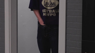 Jordan slides his bareback cock into Isaac's ass