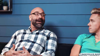 Carter DelRey taste his stepdad monster cock