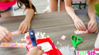 Sizing up stepbros Valentines Day dick