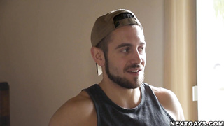 Tanner moans from Dante's cock inside his ass