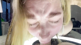 COURIER CAME DURING PORNO SHOOTING - I encountered him with spunk on his face and forceps on his nips