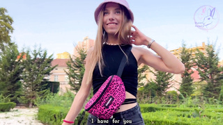 Proficient Fellatio from Spirite Moon in Public Park Make Him Jizm in two minute - Bunny Rabbits