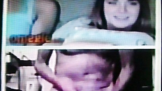 2 horny College girls, Black & White, hot with delight (+ sound )