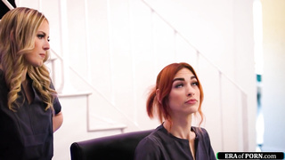 Masseuse is fucked by rival parlor owner