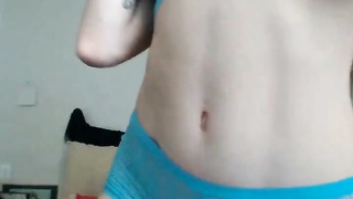 Petite Tattooed Nerdy Chick masturbates for you