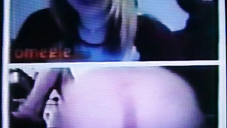 Horny Blonde & Brunette College girls like my hot show (+ sound )