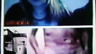 Horny Blonde & Brunette College girls like my hot show (+ sound )