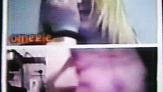 Horny Blonde & Brunette College girls like my hot show (+ sound )