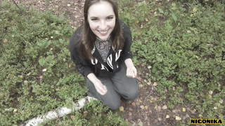 Rendezvous with a subscriber in the woods, fine home fucky-fucky _ Vika Lita top homemade porno 2023