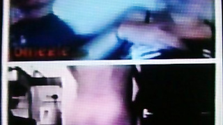 Horny glasses College girl excited seeing my hot show (+ sound )