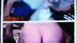 Horny glasses College girl excited seeing my hot show (+ sound )
