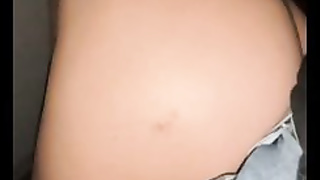 Heavycock fucking Pregnant girl Creampied too much