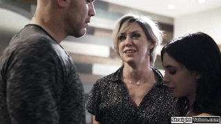 Teen stepdaughter dominates stepparents