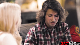 Christie Stevens rode big cock stepson