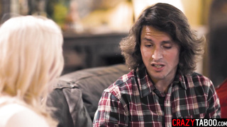 Christie Stevens rode big cock stepson