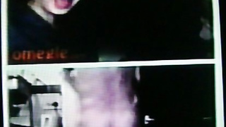 2 cute College girls happily surprised by my hot show (+ sound )